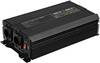 Goobay 58891 12V auf 230V Spannungswandler, DC AC Wandler 2000W, Kfz Autobatterie Anschluss Batteriekabel, USB Buchse