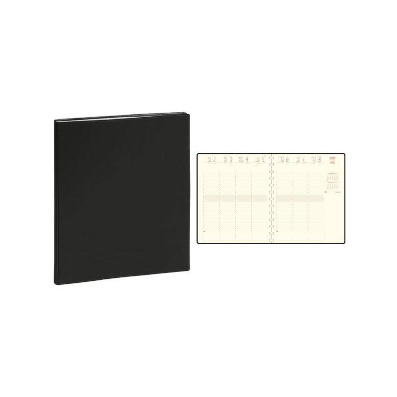 EXACOMPTA Buchkalender Eurotime 22S, 2027, Barbara, schwarz-0