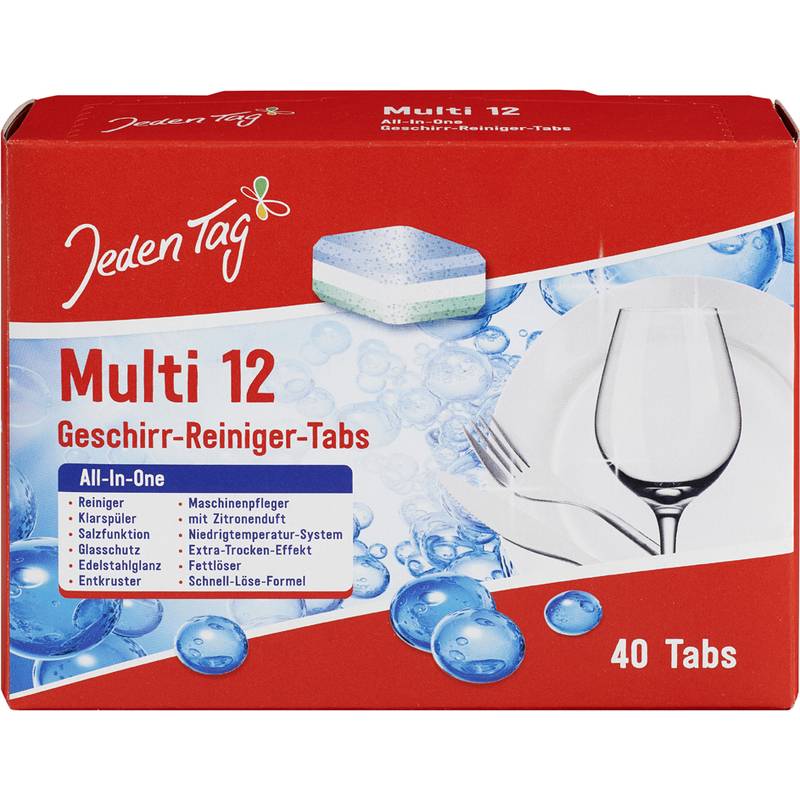 Jeden Tag Spülmaschinentabs Citrus 40 St. 291965-0