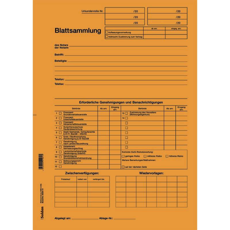 SoldanPlus Blattsammlung, orange, orange-0