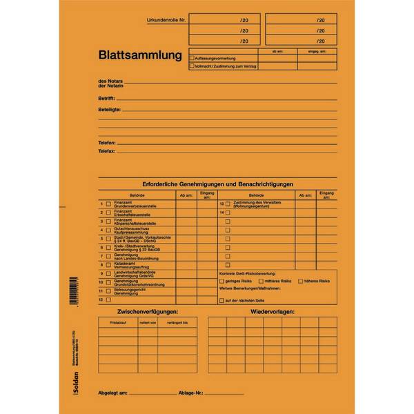 SoldanPlus Blattsammlung, orange, orange