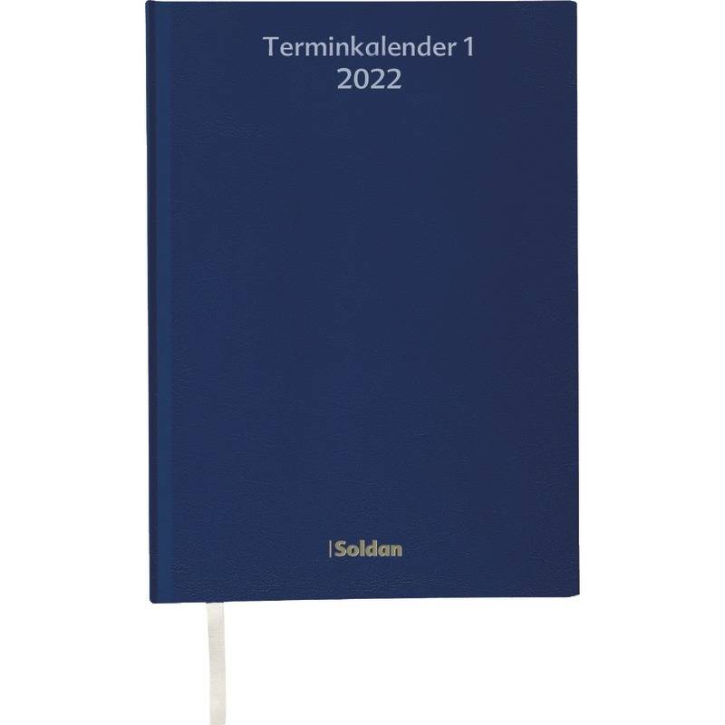 SoldanPlus Terminkalender TK1 PLUS mit Linienblatt / 2026, schwarz, schwarz-0