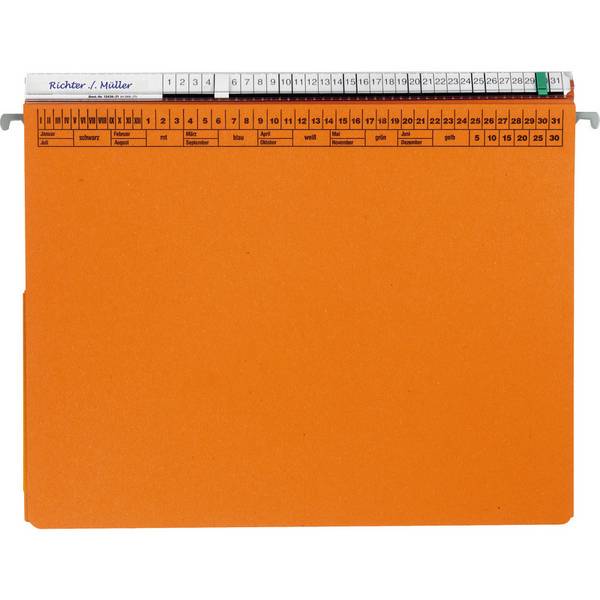 ORGALEX® Hängehefter Kanzlei, Linksheftung, 1 Tasche, orange