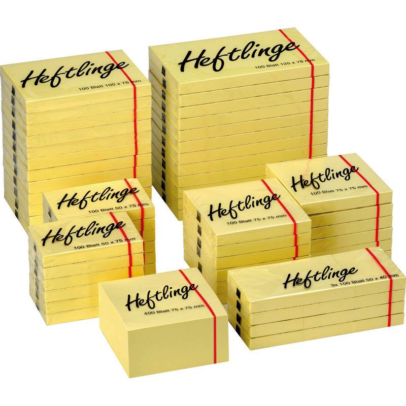 SoldanPlus Haftnotizen 50 x 75 mm, gelb-0