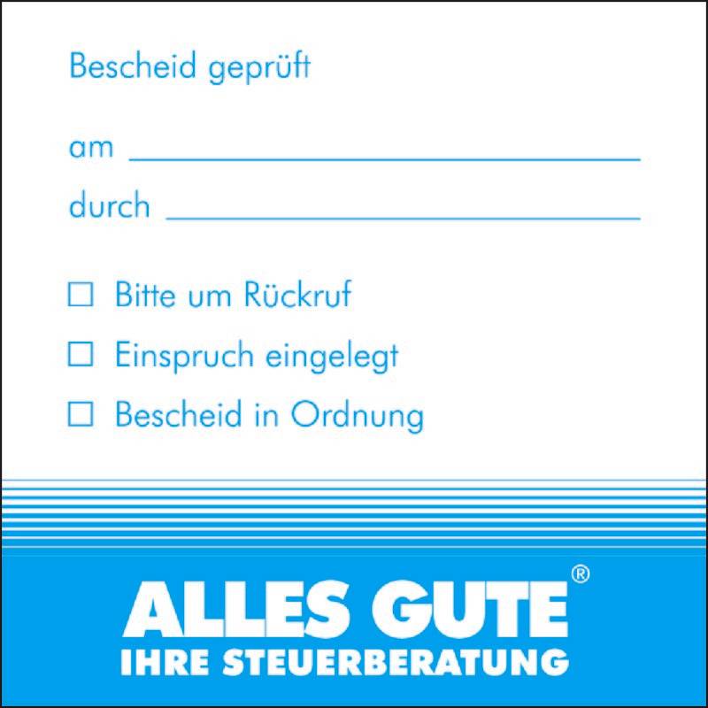 ALLES GUTE® IHRE STEUERBERATUNG Haftnotizblöcke-0