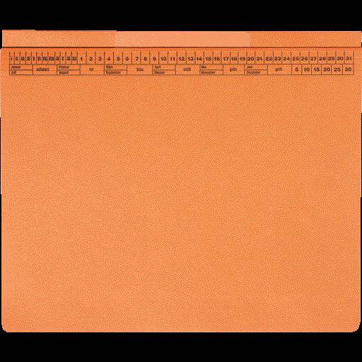 AdvoBedarf Hängehefter Kanzlei CLASSIC PLUS, 2 x Linksheftung, orange-0