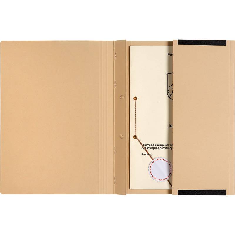 AdvoBedarf Hängehefter Kanzlei CLASSIC PLUS, 1 x Linksheftung, chamois-0
