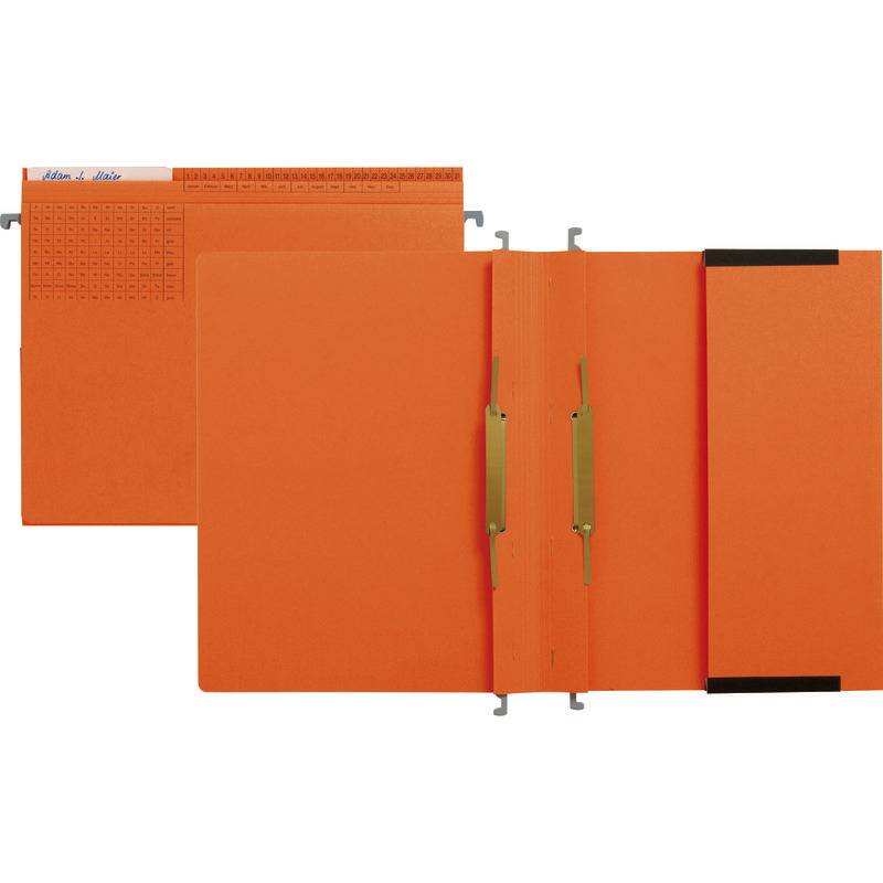 AdvoBedarf Hängehefter Kanzlei CLASSIC VERTO, 2 Abheftvorrichtungen, orange