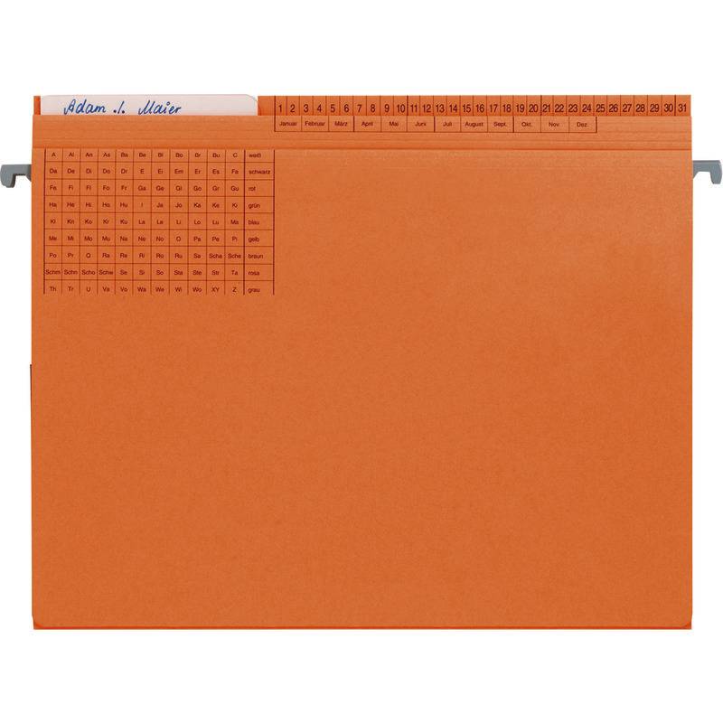 AdvoBedarf Hängehefter Kanzlei CLASSIC VERTO, 2 Abheftvorrichtungen, orange-2