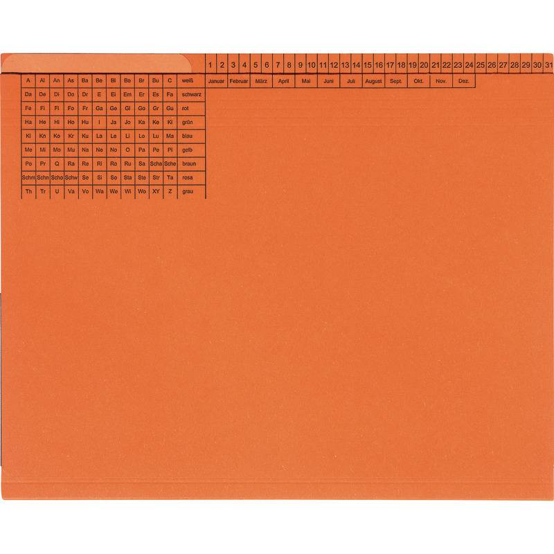 AdvoBedarf Hängehefter Kanzlei CLASSIC VERTO, 1 Abheftvorrichtung, orange