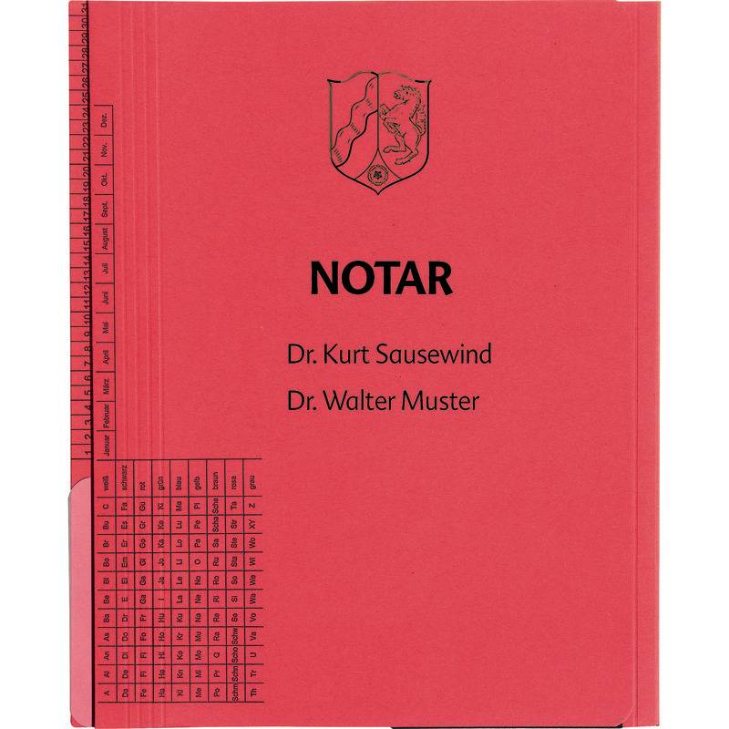 AdvoBedarf Hängehefter Kanzlei CLASSIC VERTO, 1 Abheftvorrichtung, rot-1