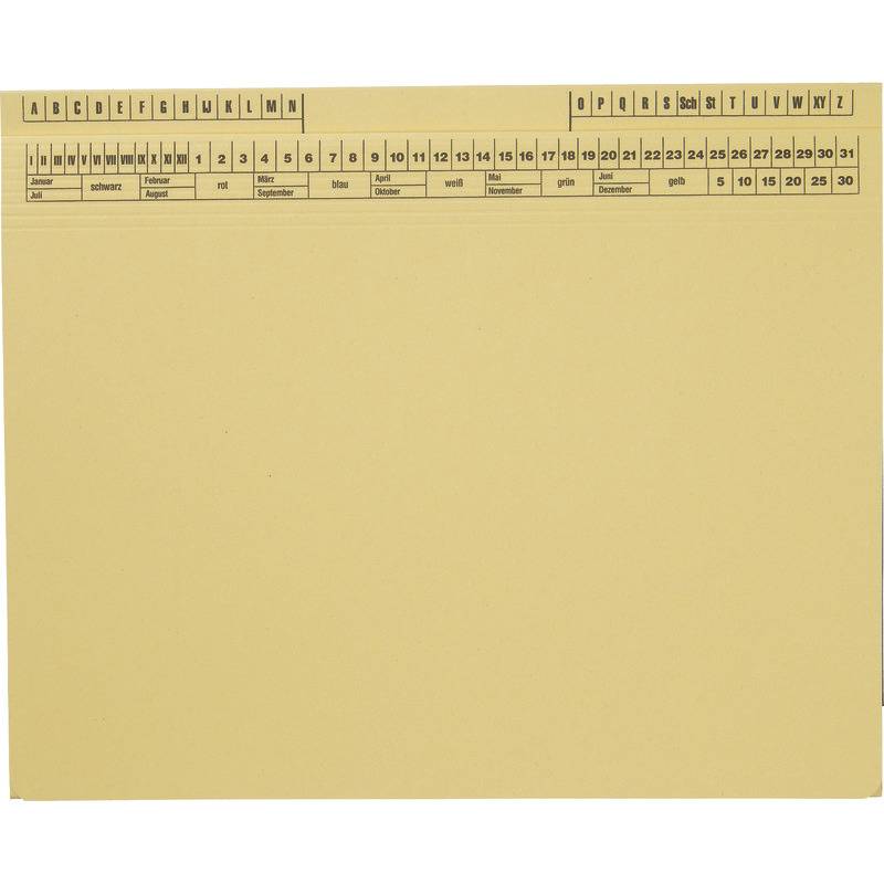 SoldanPlus Kanzlei-Hängehefter CLASSIC, 1 Abheftvorrichtung, gelb-0
