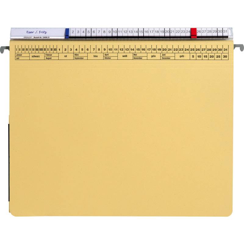 ORGALEX® Hängehefter Kanzlei, Rechtsheftung, 1 Tasche, gelb-0