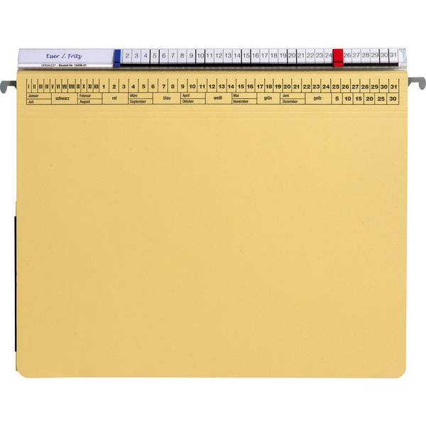 ORGALEX® Hängehefter Kanzlei, Rechtsheftung, 1 Tasche, gelb
