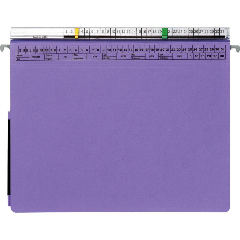 ORGALEX® Hängehefter Kanzlei, Linksheftung, 1 Tasche, violett-2