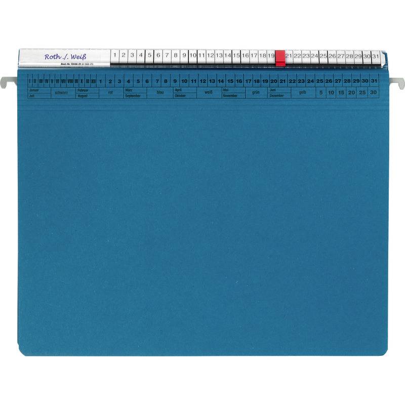 ORGALEX® Hängehefter Kanzlei, Linksheftung, 1 Tasche, mittelblau-0