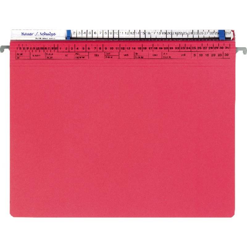 ORGALEX® Hängehefter Kanzlei, Rechtsheftung, 1 Tasche, rot-0