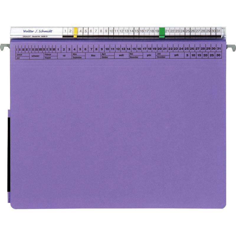 ORGALEX® Hängehefter Kanzlei, Linksheftung, 1 Tasche, violett-0