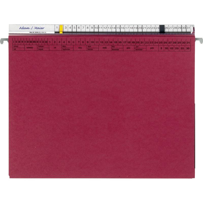 ORGALEX® Hängehefter Kanzlei, Linksheftung, 1 Tasche, bordeaux-0