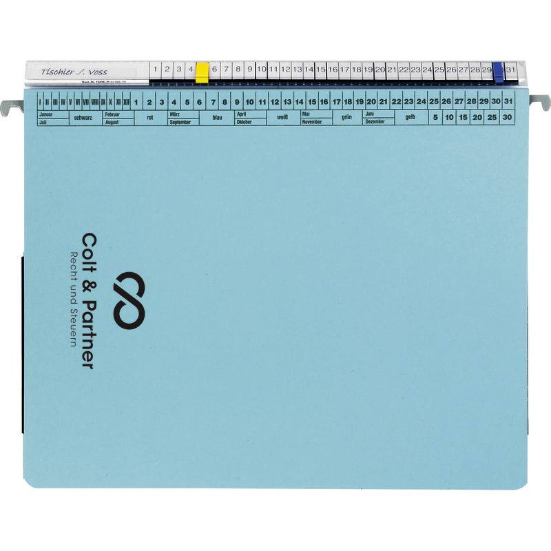 ORGALEX® Hängehefter Kanzlei, Linksheftung, 1 Tasche, hellblau-1