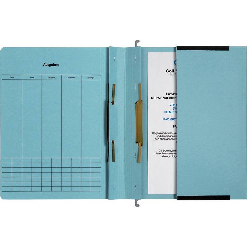 ORGALEX® Hängehefter Kanzlei, Linksheftung, 1 Tasche, hellblau-2