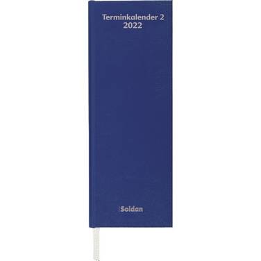 SoldanPlus Terminkalender TK2 PLUS mit Linienblatt / 2026, schwarz, schwarz