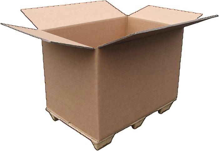 Faltkarton Wellpappe L1170xB770xH980mm dreiwellig braun-0