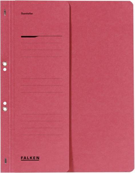 Ösenhefter DIN A4 kaufm. Heftung 250g Karton rot-5