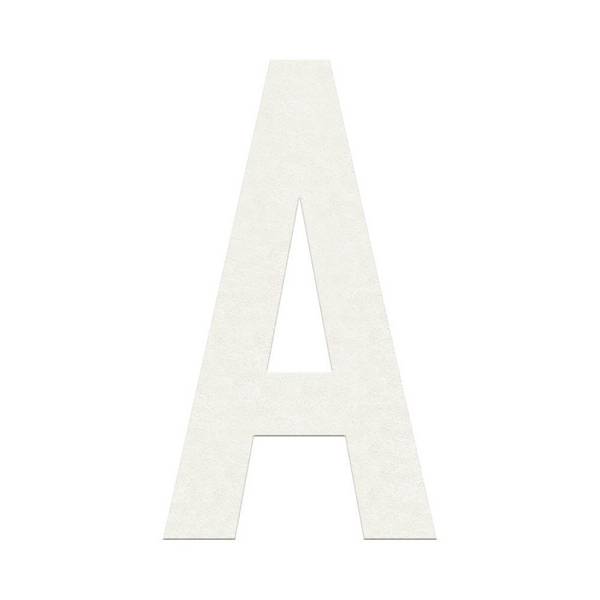 PREMARK Thermoplastik, Großbuchstabe A, weiß, Schrifthöhe 300 mm