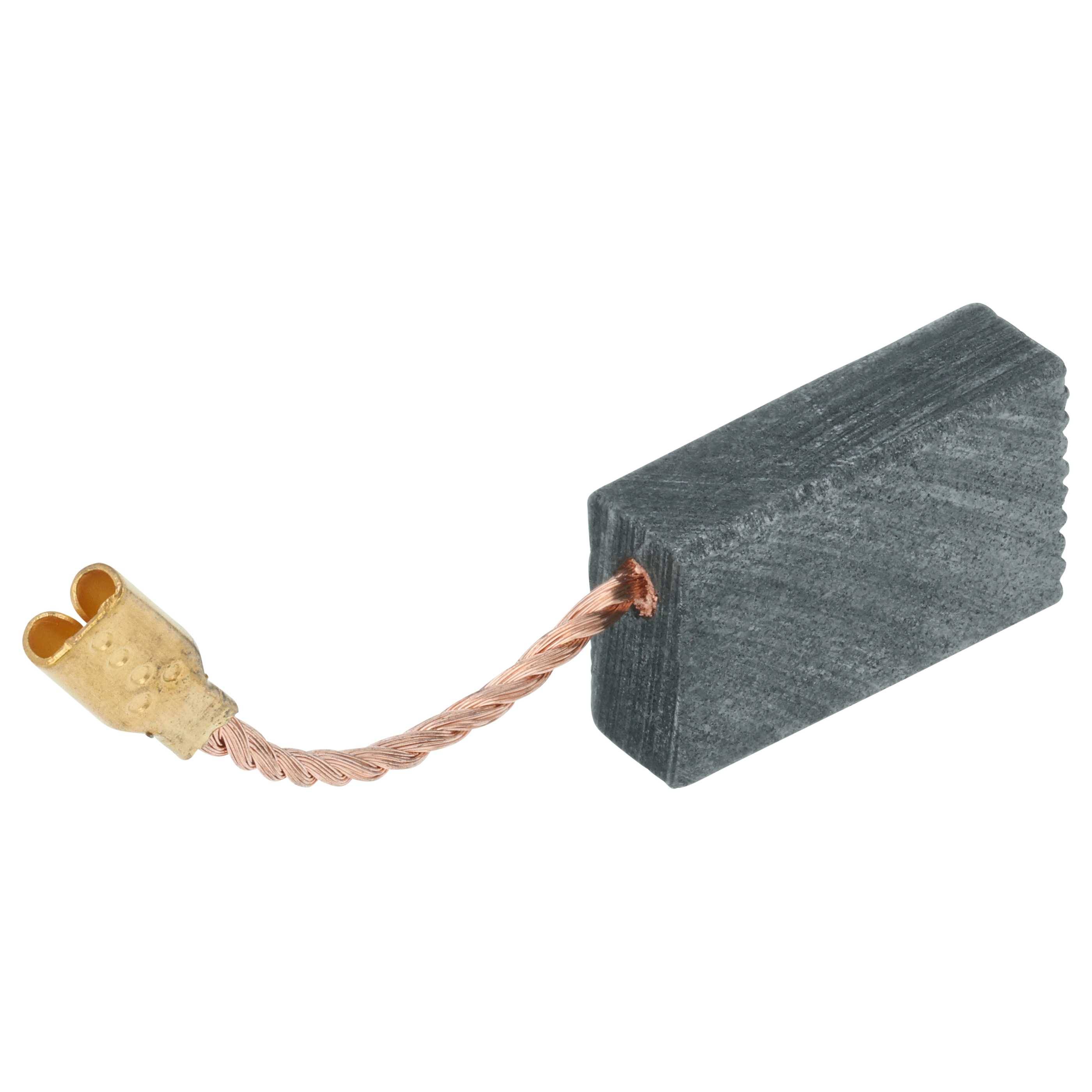 vhbw 2x Kohlebürste 5 x 10 x 16 mm kompatibel mit Kress 1100 WS | 1100 WS/1 125 Winkelschleifer, Oberfräse-1