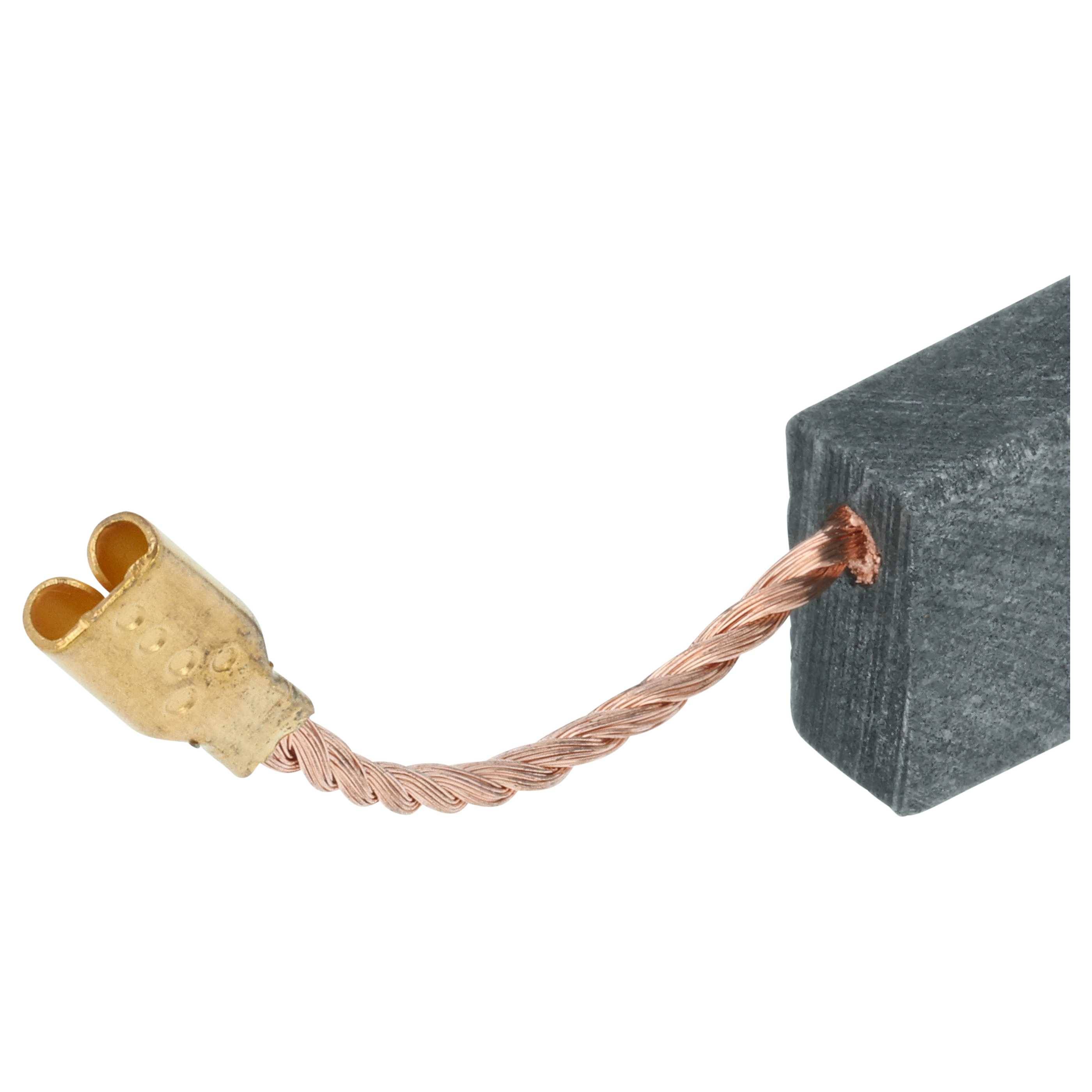 vhbw 2x Kohlebürste 5 x 10 x 16 mm kompatibel mit Kress 1100 WS | 1100 WS/1 125 Winkelschleifer, Oberfräse-3