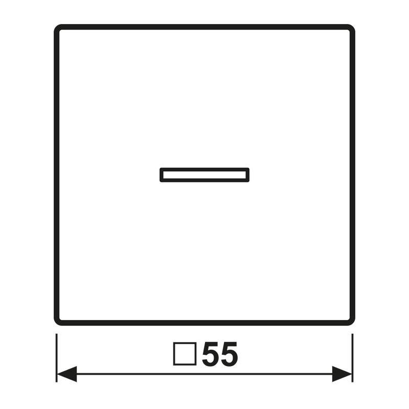 Jung KNX RF Taster 1fach Thermoplast lackiert A 10911 ST BF SWM-1