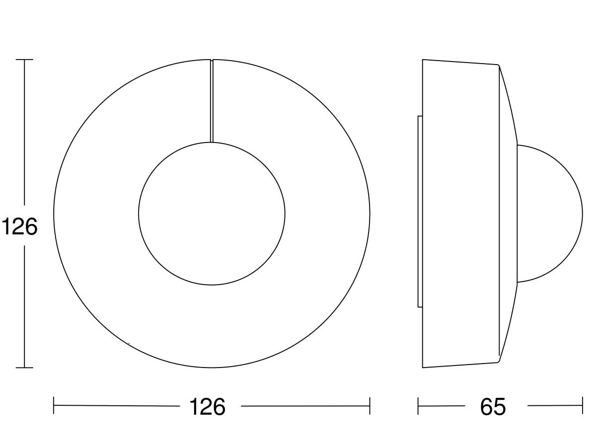 STEI Bewegungsmelder KNX Bewegungsmelder IS 3360-R KNX V3.1AP SW-1