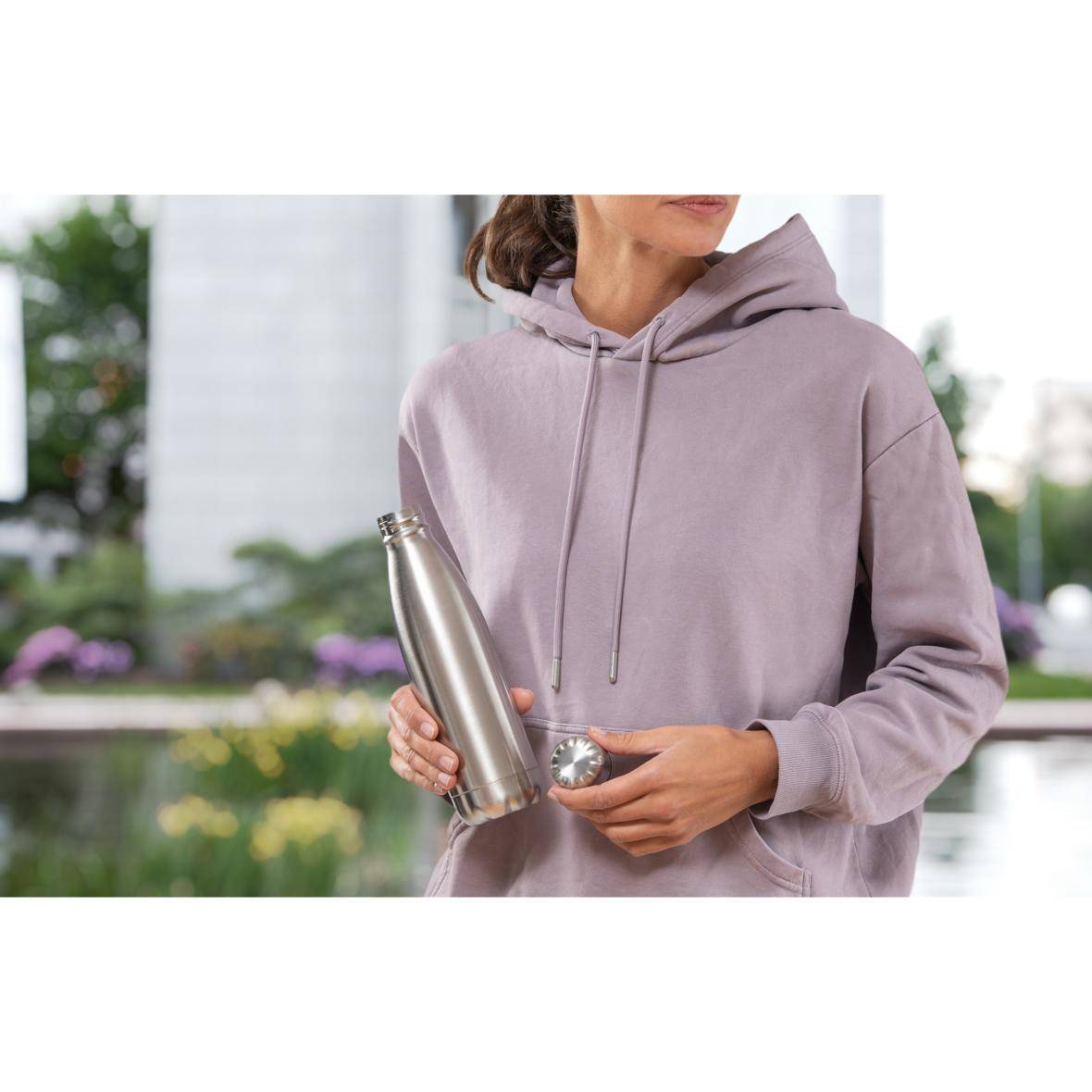 Edelstahlflasche "Colare", 0,70 l, einwandig, silber-4