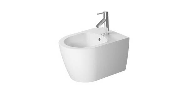 Duravit Wand-Bidet ME by Starck COMPACT m ÜL m HLB 370x480mm 1 HL we