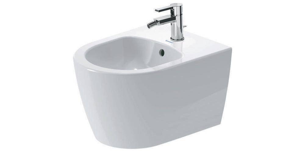 Duravit Wand-Bidet ME by Starck COMPACT m ÜL m HLB 370x480mm 1 HL we-2
