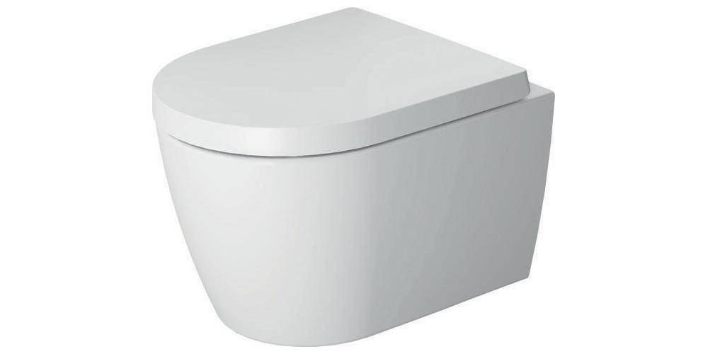 DURAVIT Wand-WC ME by Starck 480mm Weiß/ Seidenmatt,Tiefspüler,rimless,Durafix-3