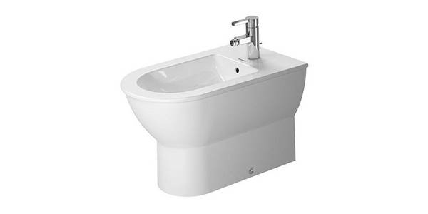 Duravit Stand-Bidet DARLING NEW m ÜL HLB 370x630mm 1 Hahnloch weiß WG