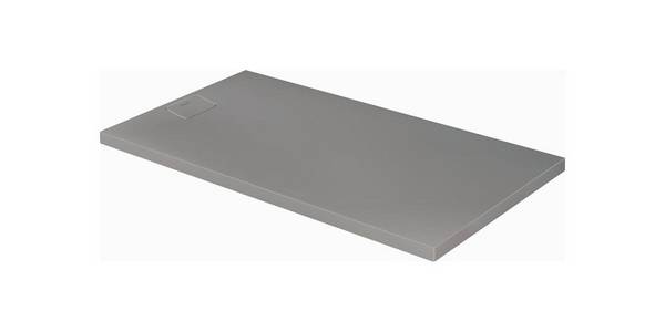 Duravit Rechteck-Duschwanne STONETTO 1600x900x50mm beton grau