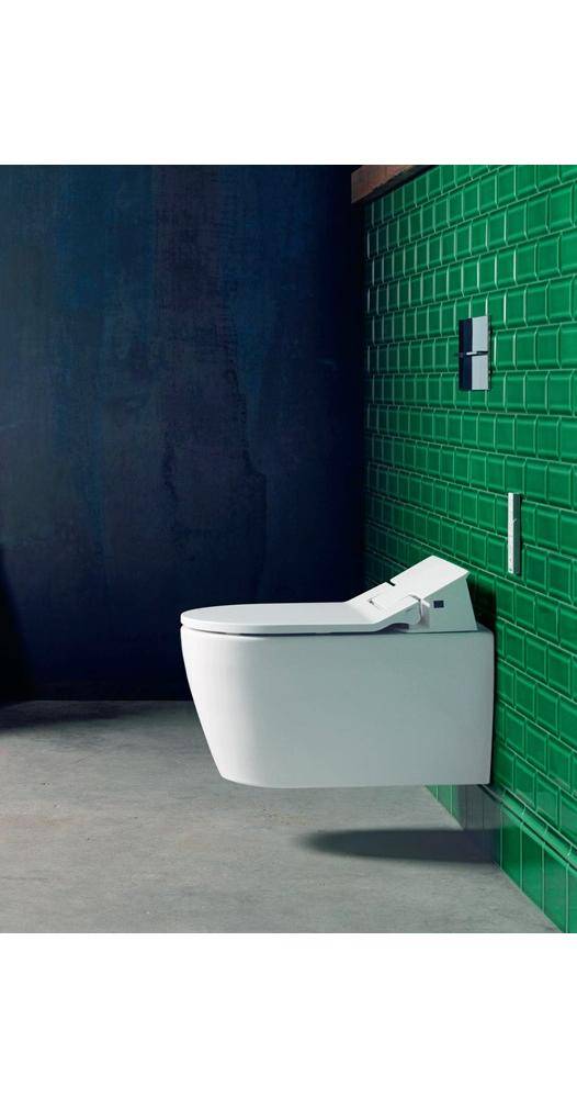 Duravit Wand-WC ME by Starck RIMLESS ti. 370x570mm SensoWash HG weiß-2