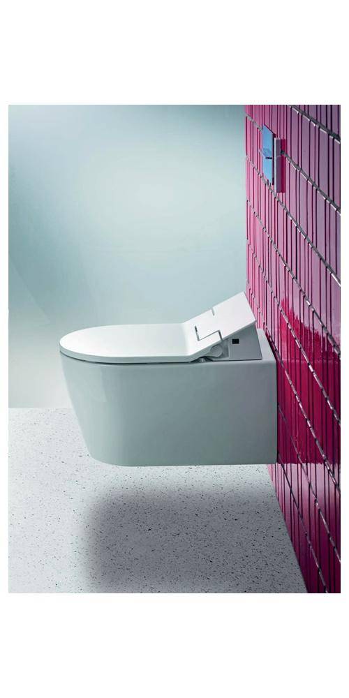 Duravit Wand-WC ME by Starck RIMLESS ti. 370x570mm SensoWash HG weiß-4