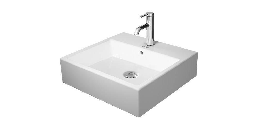 Duravit Aufsatzbecken VERO AIR m ÜL HLB geschli 500x470mm 1 HL weiß WG-0