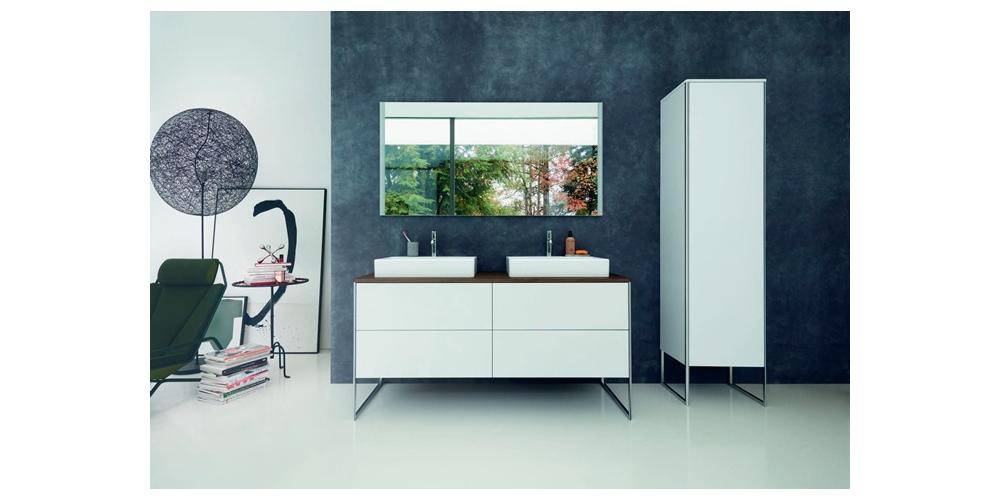 Duravit C.1 Einhebel-Wannenmischer bodenstehend, Chrom HG, Ausladung 201mm, Chrom, 914mm, 200mm, Verbraucher 2,-1