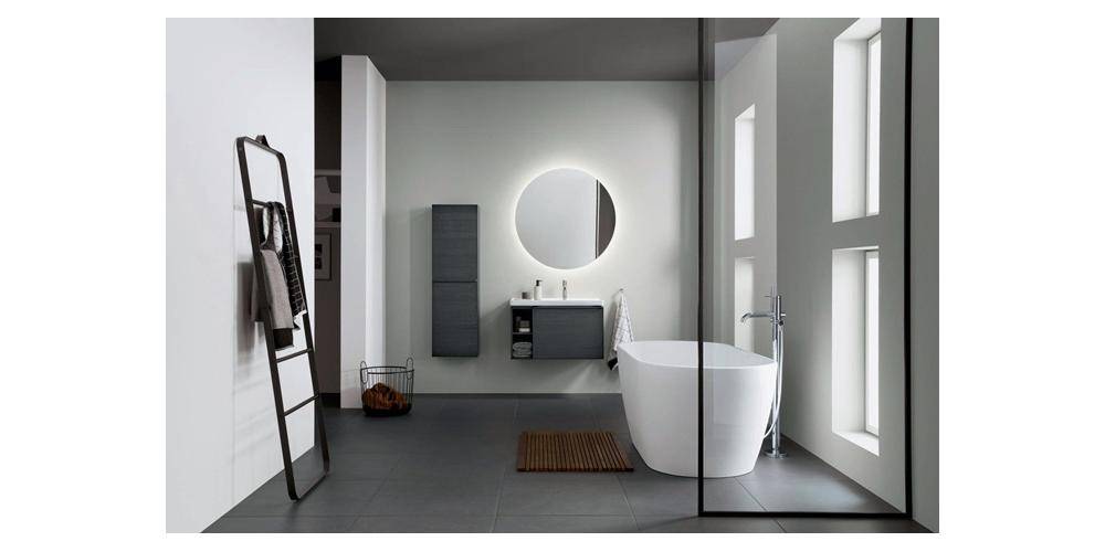 Duravit C.1 Einhebel-Wannenmischer bodenstehend, Chrom HG, Ausladung 201mm, Chrom, 914mm, 200mm, Verbraucher 2,-2