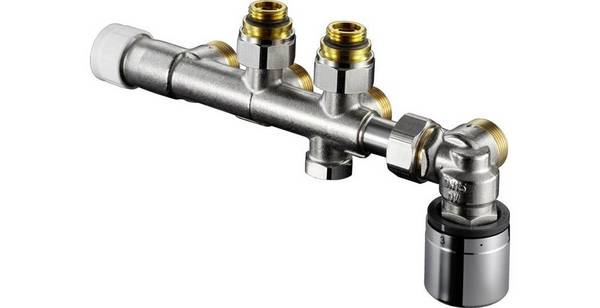 OVENTROP Anschlussarmatur Multiblock T-RTL, Eckform, G 1/2 AG