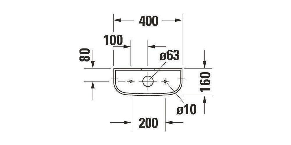 Duravit Spülkasten DARLING NEW 405x160mm, Anschluss rechts/links weiß-2