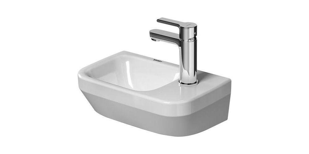 Duravit Handwaschbecken DURASTYLE 360x220mm o ÜL m HLB 1 HL re we WG
