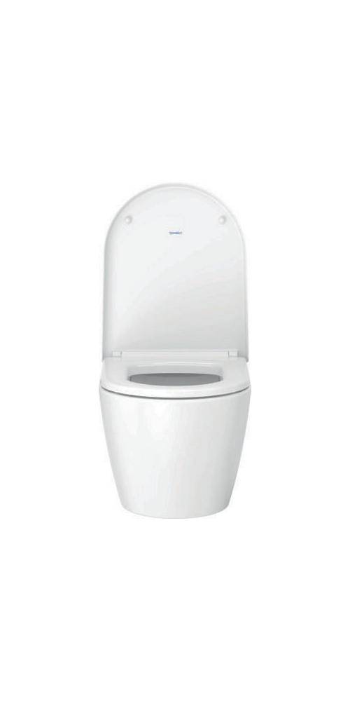 Duravit Wand-WC ME by Starck RIMLESS tief, 370x570mm HygieneGlaze weiß-2