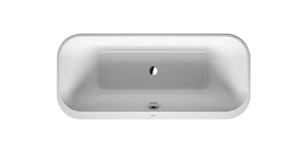 Duravit Badewanne HAPPY D.2 PLUS 180x80 frst Acrylverkleidung grp s-matt
