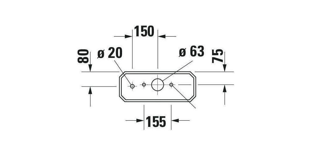 Duravit Spülkasten 1930 430x175mm Anschluss unten links weiß-1